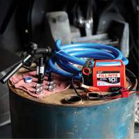 12V DC Fuel Transfer Pump with Nozzle Les Fournitures Industrielles Méga