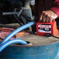 12V DC Fuel Transfer Pump with Nozzle Les Fournitures Industrielles Méga