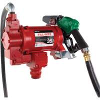 115/230V AC Fuel Transfer Pump with Nozzle Les Fournitures Industrielles Méga