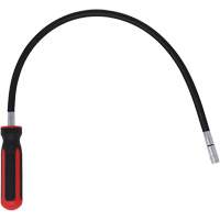 Tournevis flexible extra-long avec adaptateur carr&eacute; 1/4" x hexagonal 1/4" Les Fournitures Industrielles Méga