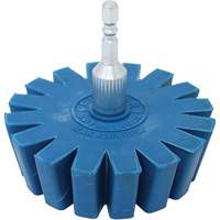 Conical Gear Eraser Wheel with Quick-Connect Arbor Adapter Les Fournitures Industrielles Méga
