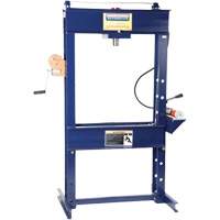Shop Press with Manual Hand Pump, 25 tons Capacity Les Fournitures Industrielles Méga