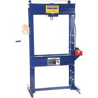Shop Press with Air Pump, 25 tons Capacity Les Fournitures Industrielles Méga