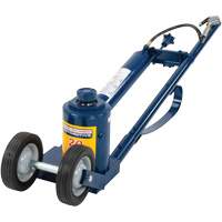 Cric pneumatique pour camion, 20 tonne(s) Capacit&eacute;, 9-1/2" Abaiss&eacute;e, 17-1/2" &eacute;lev&eacute;e, Air comprim&eacute;/hydraulique Les Fournitures Industrielles Méga