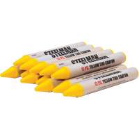 Crayons jaunes semi-permanents pour marquage des pneus Les Fournitures Industrielles Méga