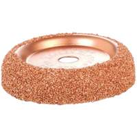Roue de tamponnage et d'abrasion en carbure de tungst&egrave;ne pour tampon de pneu &agrave; basse vitesse, Diam&egrave;tre 2-3/5", 4,5" lo, 4" la, Hauteur 1,1" Les Fournitures Industrielles Méga
