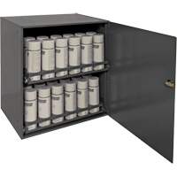 Armoire de rangement pour contenants a&eacute;rosol, Acier, 21-7/8" h x 15-15/16" la x 20-5/16" P, Gris Les Fournitures Industrielles Méga