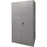 Armoire de rangement, Acier, 4 Tablettes, 78" h x 36" la x 24" P, Gris Les Fournitures Industrielles Méga