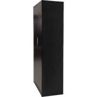 Armoire de rangement combin&eacute;e, 36" la x 18" p x 72" h, Noir Les Fournitures Industrielles Méga