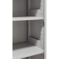Armoires de rangement Hi-Boy, Acier, 4 Tablettes, 72" h x 36" la x 18" P, Gris Les Fournitures Industrielles Méga