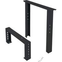 Pattes d'&eacute;tabli pour service industriel, Acier, 24" p x 34" h, Simple Les Fournitures Industrielles Méga