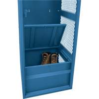 Casier pour &eacute;quipement, Acier, 24" la x 18" p x 72" h, Bleu fonc&eacute; Les Fournitures Industrielles Méga