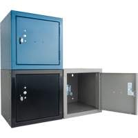 Casier cubique empilable, 12" x 12" x 12", Acier, Gris, D&eacute;mont&eacute; Les Fournitures Industrielles Méga
