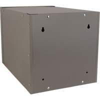 Casier cubique empilable, 12" x 18" x 12", Acier, Gris, D&eacute;mont&eacute; Les Fournitures Industrielles Méga