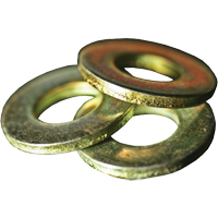 Rondelle plate SAE, 1/4", Zinc jaune Les Fournitures Industrielles Méga