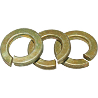 Rondelle &eacute;lastique, 5/16", Zinc jaune Les Fournitures Industrielles Méga