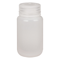 Wide-Mouth Bottles, Round, 4 oz., Plastic Les Fournitures Industrielles Méga