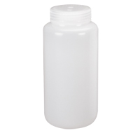 Wide-Mouth Bottles, Round, 8 oz., Plastic Les Fournitures Industrielles Méga