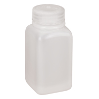 Easy-Grip Space-Saver Bottles, Square, 6 oz., Plastic Les Fournitures Industrielles Méga