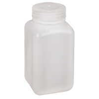 Easy-Grip Space-Saver Bottles, Square, 16 oz., Plastic Les Fournitures Industrielles Méga