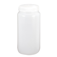 Wide-Mouth Bottles, Round, 1 gal., Plastic Les Fournitures Industrielles Méga