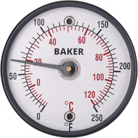 Surface Thermometers, Contact, Analogue, 0-250°F (-20-120°C) Les Fournitures Industrielles Méga