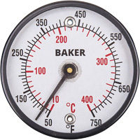 Surface Thermometers, Contact, Analogue, 50-750°F (10-400°C) Les Fournitures Industrielles Méga