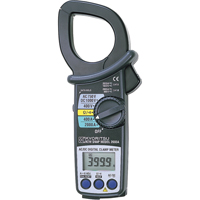 AC/DC Clamp Meter with Large Diameter Jaws, AC/DC Voltage, AC/DC Current Les Fournitures Industrielles Méga
