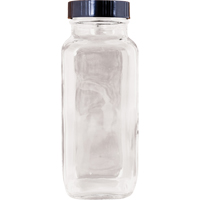Bouteille, Carr&eacute;e, 8 fl. Oz., Verre Les Fournitures Industrielles Méga