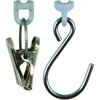 Accessoire pour balance &agrave; ressort Micro -pince + crochet avec attache &agrave; œil Les Fournitures Industrielles Méga