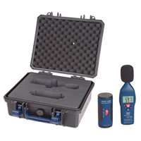 Ensemble de sonom&egrave;tre et calibrateur, Gamme de mesure 30 - 130 dB Les Fournitures Industrielles Méga