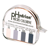 pHydrion CM-240 Hydrion Chlorine Test Paper Les Fournitures Industrielles Méga