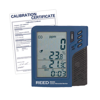 Carbon Monoxide Monitor with Temperature & Humidity with Calibration Certificate Les Fournitures Industrielles Méga
