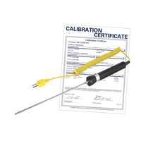 Air/Gas Thermocouple Probe with Calibration Certificate, 900 °C (1652°F) Max. Temp. Les Fournitures Industrielles Méga