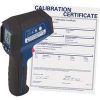 Thermom&egrave;tre &agrave; infrarouge avec certificat de calibration, -31°- 1202° F ( -35° - 650° C ), 12:1, &eacute;missivit&eacute; Ajustable Les Fournitures Industrielles Méga