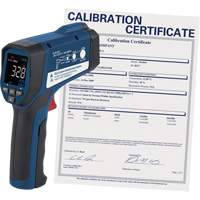 Thermom&egrave;tre &agrave; infrarouge professionnel avec certificat de calibration, -26 - 1472° F ( -32 - 800° C ), 30:1, &eacute;missivit&eacute; Ajustable Les Fournitures Industrielles Méga