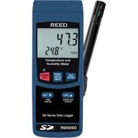 Data Logging Thermo-Hygrometer, 5% - 95% RH, 32° - 122° F ( 0° - 50°C ) Les Fournitures Industrielles Méga