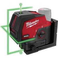 Laser vert &agrave; lignes crois&eacute;es et points d'aplomb M12 sans fil (outil seulement) Les Fournitures Industrielles Méga