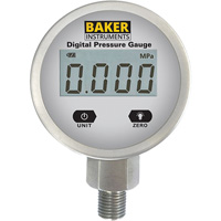 B5000 Series Pressure Gauge, 2-1/2" , 0 - 103.4 kPa/0 - 15 psi/0 - 416 in. w.c., Bottom Mount, Digital Les Fournitures Industrielles Méga
