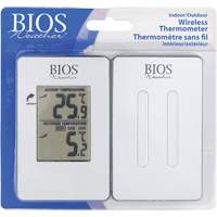 Thermom&egrave;tre sans fil int&eacute;rieur/ext&eacute;rieur, Sans contact, Analogique, 31-158°F (-35-70°C) Les Fournitures Industrielles Méga