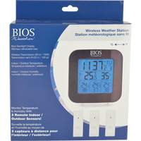 Station m&eacute;t&eacute;orologique sans fil avec 3 capteurs, Sans contact, Num&eacute;rique, 40-158°F (-40-70°C) Les Fournitures Industrielles Méga