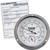 Dial Thermo-Hygrometer with ISO Certificate, 0% - 100% RH, 30 - 250°F (0 - 120°C) Les Fournitures Industrielles Méga