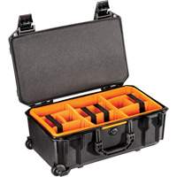 Vault Rolling Case with Padded Dividers, Hard Case Les Fournitures Industrielles Méga