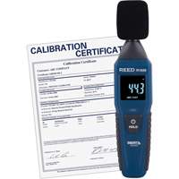 Sonom&egrave;tre Bluetooth Smart Series avec certificat de calibration, Gamme de mesure 30 - 130 dB Les Fournitures Industrielles Méga