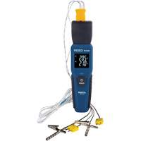 Thermom&egrave;tre &agrave; thermocouple de s&eacute;rie intelligente R1640 avec sondes pour fourneau/cong&eacute;lateur, Contact, Num&eacute;rique, 32-122°F (0-50°C) Les Fournitures Industrielles Méga