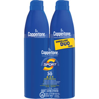 Sport&reg; Water Resistant Sunscreen, SPF 30, Aerosol Les Fournitures Industrielles Méga