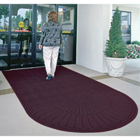 Waterhog&reg; Eco Matting, Wiper/Scraper, 3' x 6' x 3/8", Maroon Les Fournitures Industrielles Méga