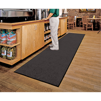 ColorStar Matting, Wiper, 3' x 5' x 3/8", Charcoal Les Fournitures Industrielles Méga