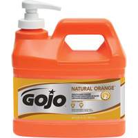 Natural Orange Hand Cleaner, Cream, 1.89 L, Pump Bottle, Citrus/Orange Les Fournitures Industrielles Méga