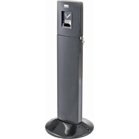Metropolitan Smokers' Station, Free-Standing, Stainless Steel, 1.6 US gal. Capacity, 42-4/5" Height Les Fournitures Industrielles Méga